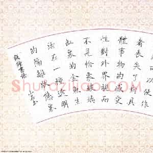 石鎏 硬笔楷书作品《钱钟书语》图片欣赏