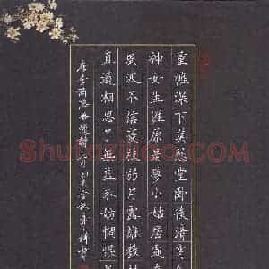 章小祥 硬笔楷书作品《李商隐诗无题一首》图片欣赏