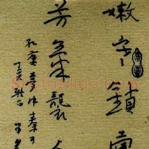 熊志凌 硬笔行草作品《嫩寒芳气联》图片欣赏