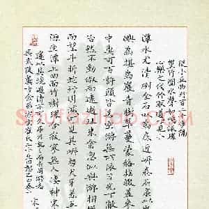 宋昕(成人组)硬笔书法大赛 入围作品选登图片欣赏