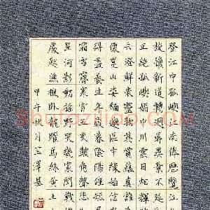 宝泽基(少儿组 13岁 铜奖)硬笔书法大赛 获奖作品图片欣赏