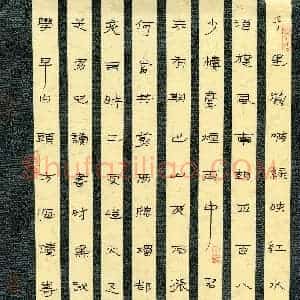 王国灵 硬笔隶书作品《古诗三首》图片欣赏