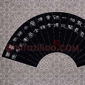 王国灵 硬笔隶书作品《启功论书诗》图片欣赏