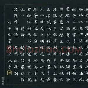 费伟荣 硬笔楷书作品《书论》图片欣赏