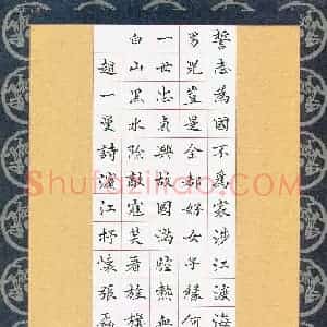 张磊(成人组)硬笔书法大赛 入围作品选登图片欣赏
