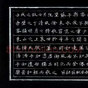 硬笔楷书作品《王建诗一首》图片欣赏