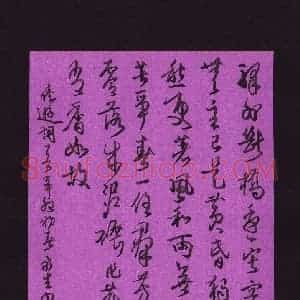 陈永生 硬笔行草作品《陆游词一首》图片欣赏