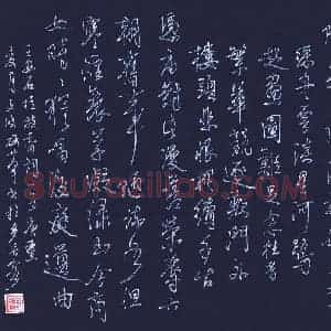 陈永生 硬笔行草作品《王安石桂枝香词一首》图片欣赏