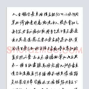 郦一平 硬笔行书作品《苏轼石苍舒醉墨堂诗》图片欣赏