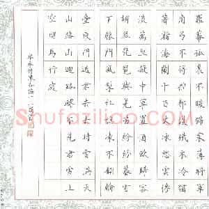 陈杏梅(少儿组 13岁 金奖)硬笔书法大赛 获奖作品图片欣赏