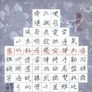 周擎 硬笔楷书作品《蒋春霖水云楼词》图片欣赏