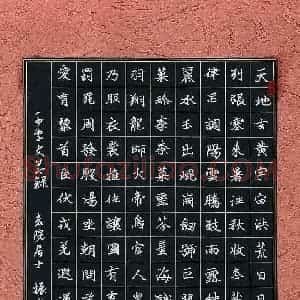 范振斌 硬笔楷书作品《千字文节录》图片欣赏