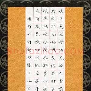 潘佳逸(少儿组 13岁 铜奖)硬笔书法大赛 获奖作品图片欣赏