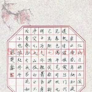 蔡楚鑫(少儿组 11岁 铜奖)硬笔书法大赛 获奖作品图片欣赏