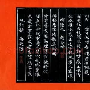 孙光松 硬笔楷书作品《宋词选录》图片欣赏