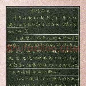 蒋彦(少儿组 12岁)硬笔书法大赛 入围作品选登图片欣赏