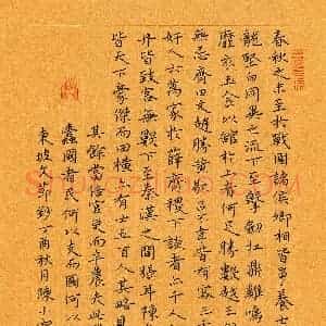 陈小宝 硬笔楷书作品《东坡文节抄》图片欣赏