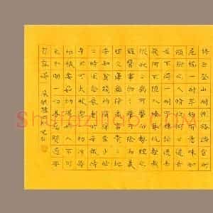 孙光松 硬笔楷书作品《菜根谭四则》图片欣赏