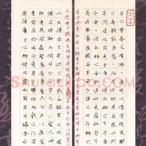 张蕾 硬笔楷书作品《韩愈师说》图片欣赏
