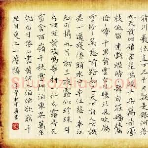 党勇(成人组 优秀奖)硬笔书法大赛 获奖作品图片欣赏