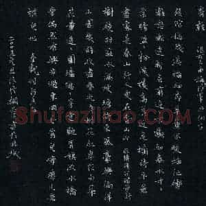李波 硬笔作品《李波 楷书 好花多向雨中开}》图片欣赏