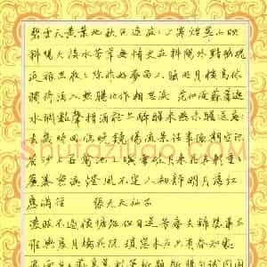 苏新建 硬笔行书作品《宋词三首》图片欣赏