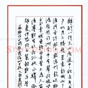 林润豪 硬笔行书作品《苏轼词水调歌头》图片欣赏