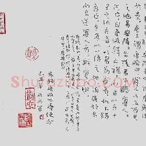 石志军 硬笔行书作品《节录唐睢不辱使命》图片欣赏
