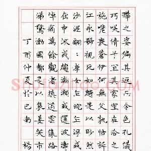 杨华(成人组 优秀奖)硬笔书法大赛 获奖作品图片欣赏
