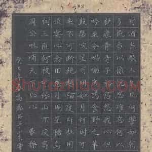 硬笔楷书作品《曹操诗短歌行》图片欣赏