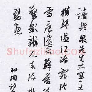 许邦志 硬笔行书作品《羽闲诗一首》图片欣赏