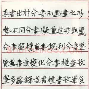 孙学辉硬笔录丁文隽书法精论  硬笔作品图片欣赏下载