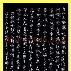 唐国生硬笔行楷阮籍诗咏怀三首  硬笔作品图片欣赏下载