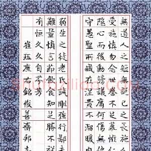 许邦志 硬笔楷书作品《崔珏座右铭》图片欣赏