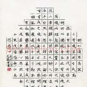 马倩(成人组 优秀奖)硬笔书法大赛 获奖作品图片欣赏