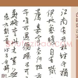 欧阳荷庚 硬笔行书作品《张九龄诗》图片欣赏