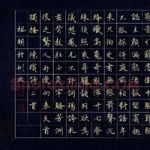 文祖明 硬笔楷书作品《陈瑸诗二首》图片欣赏