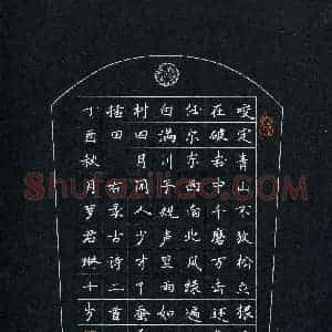 罗君琳(少儿组 10岁 铜奖)硬笔书法大赛 获奖作品图片欣赏