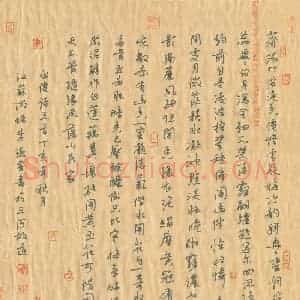 李德会 硬笔行书作品《水仙诗五首》图片欣赏