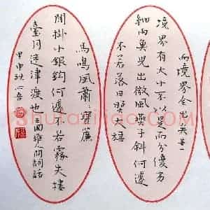 金熙俊 硬笔楷书作品《王国维人间词话》图片欣赏