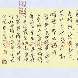 蒋勇良 硬笔行草作品《杜甫诗佳人一首》图片欣赏