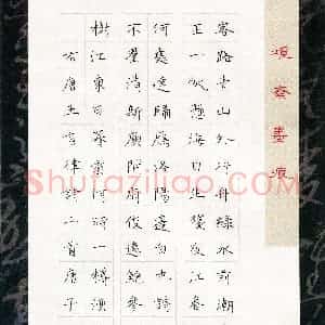 唐子涵(少儿组 11岁 银奖)硬笔书法大赛 获奖作品图片欣赏