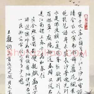 周大毫(成人组 优秀奖)硬笔书法大赛 获奖作品图片欣赏