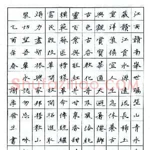 谢李发生 硬笔楷书作品《孙过庭书谱选》图片欣赏