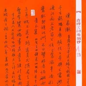 黄阿六 硬笔行书作品《东坡词二首》图片欣赏