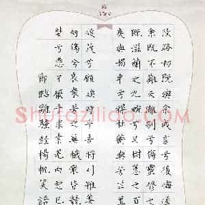 杨帆笑语(少儿组 11岁 银奖)硬笔书法大赛 获奖作品图片欣赏