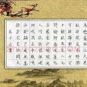 崔子岳(少儿组 13岁 银奖)硬笔书法大赛 获奖作品图片欣赏