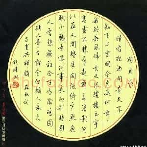 硬笔行书作品《苏轼词》图片欣赏