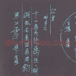 柯金胜 硬笔行书作品《唐诗两首》图片欣赏
