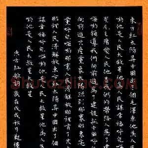 郑强(成人组 优秀奖)硬笔书法大赛 获奖作品图片欣赏